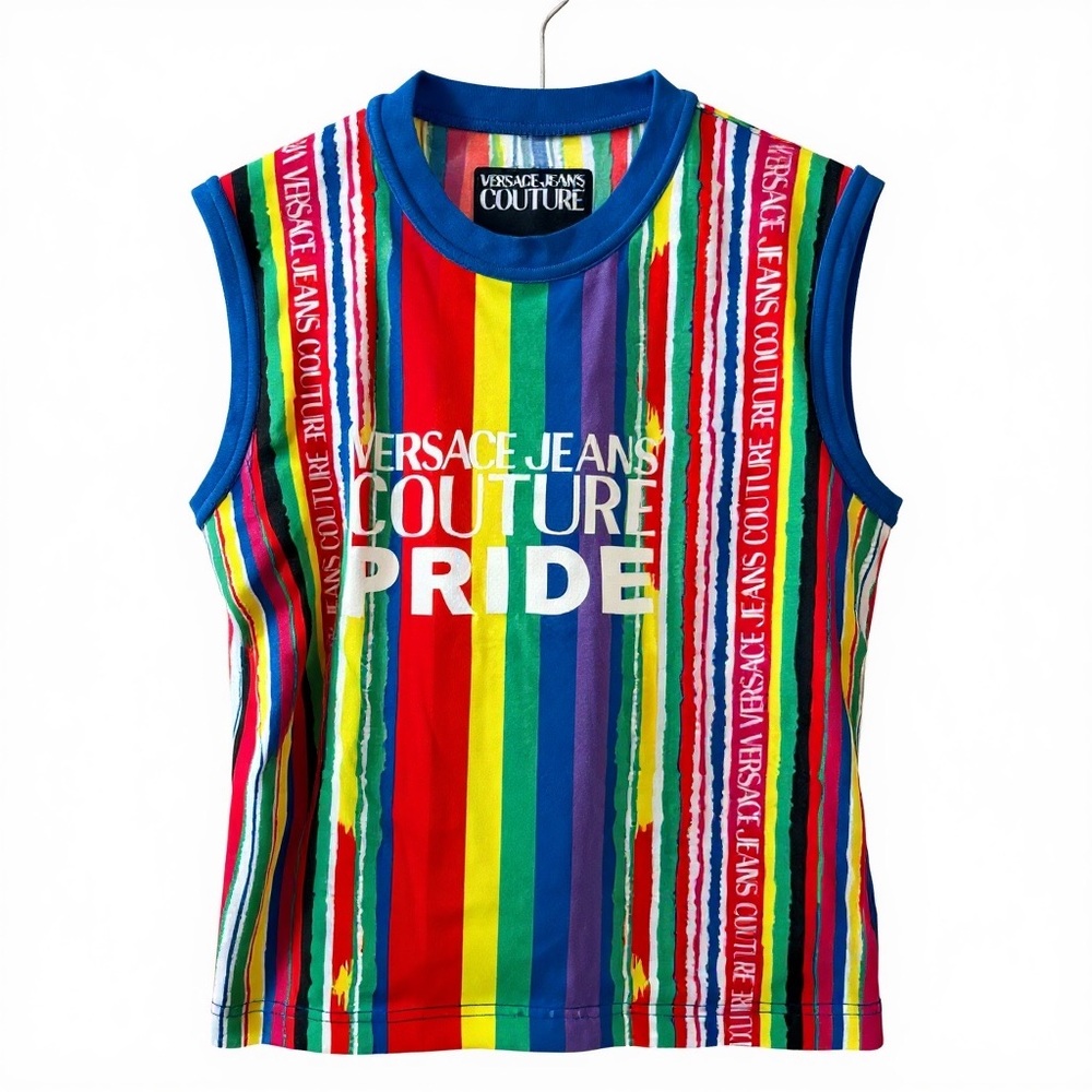 Versace Jeans Collection pride Rainbow Tank Top